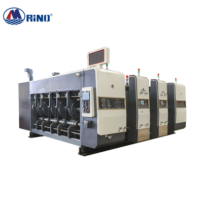 Large Size 4200mm Carton Box 2 Color Flexo Printing Machine With Slotting