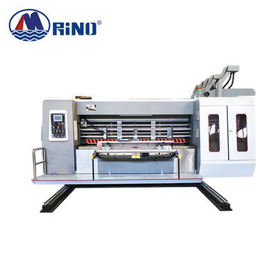 Corrugated Box Cartonbox 2 Color Flexo Printing Machine With Die Cutter