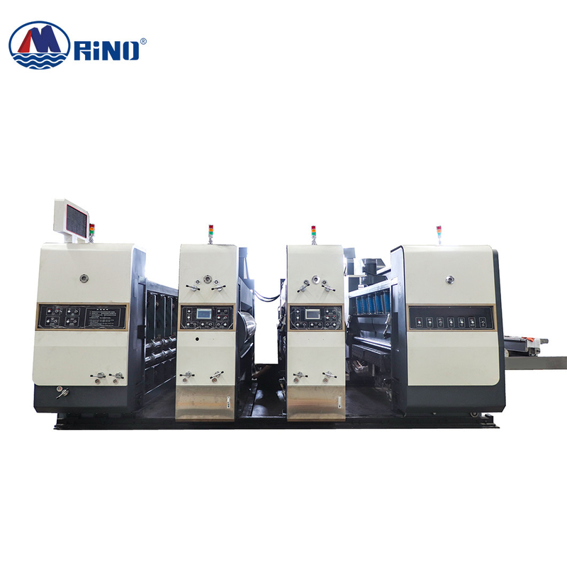 Large Size 4200mm Carton Box 2 Color Flexo Printing Machine With Slotting